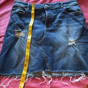 Maurices Light Blue Denim Jean skirt